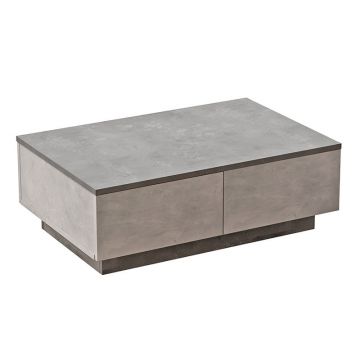 Masuta de cafea Thunder gri antic - antracit 90x60x31.5cm Masuta de cafea Thunder gri antic - antracit 90x60x31.5cm