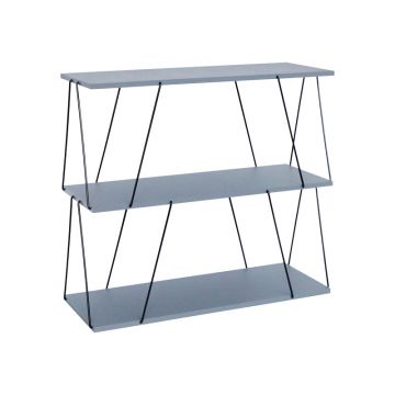Masa laterala-raft Tars pakoworld Gri 80x30x69.2cm