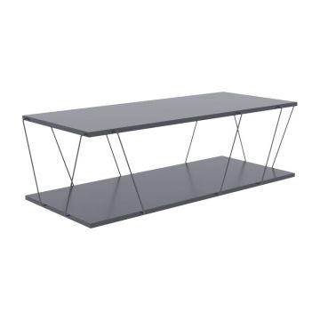 Masuta de cafea Tars pakoworld Gri 120z48z30cm